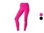 Roze en zwarte sportleggings.