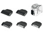 Haarkapper accessoires met kammen van 3, 6, 9, 12 mm en een trimkap
