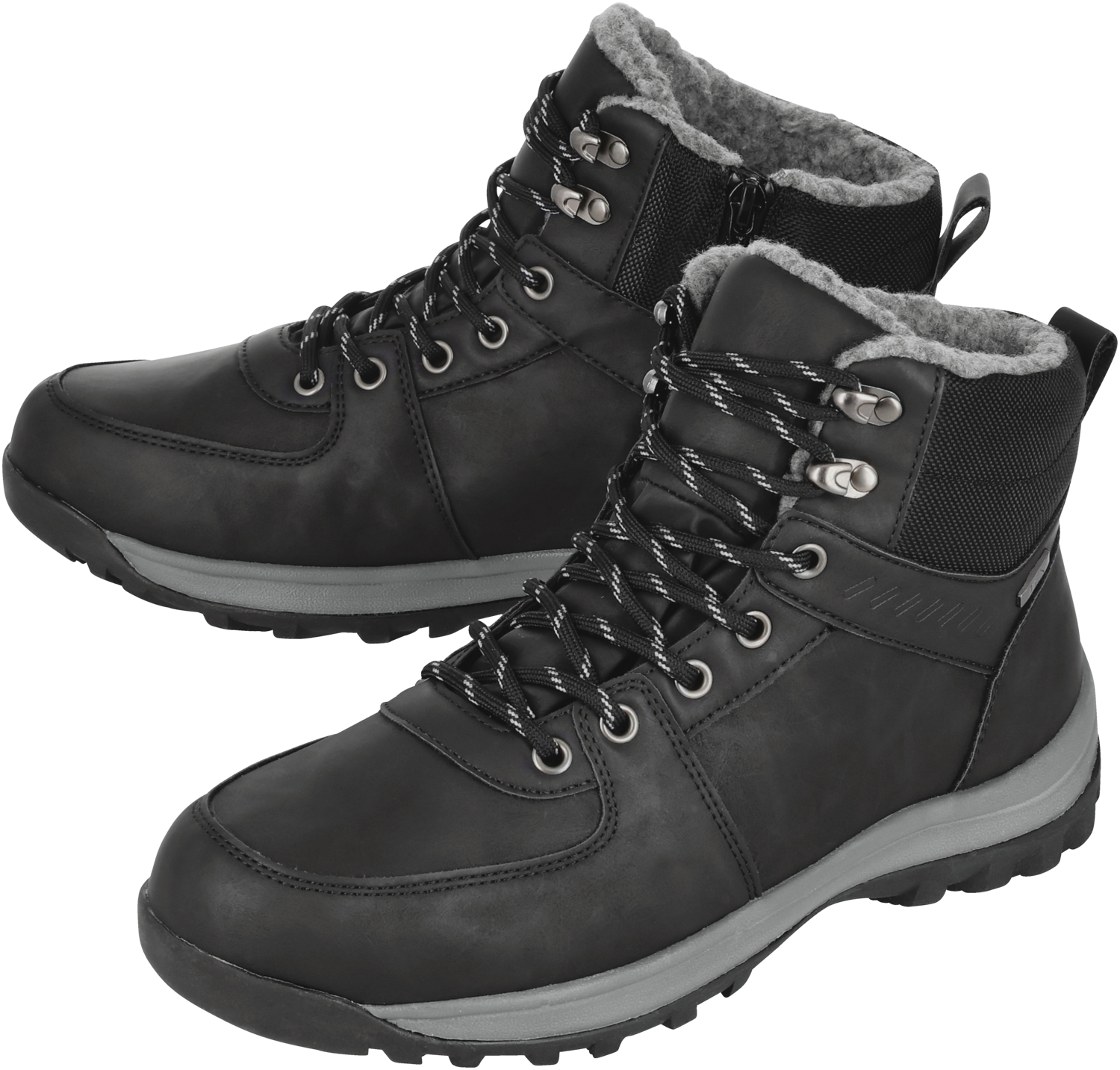 ESMARA MEN Heren schoenen, waterdicht (Zwart, 45)