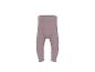 Roze geribbelde baby legging