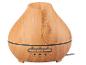Licht houten look etherische olie diffuser met bedieningsknoppen