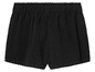 Zwarte shorts met een elastische tailleband.