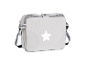 Grijze tas met witte ster.