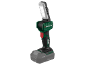 Draadloze werklamp met 2.0Ah accu, draaibare kop en ergonomische handgreep.