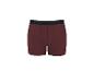 Donkerrode boxershort voor heren met zwarte tailleband
