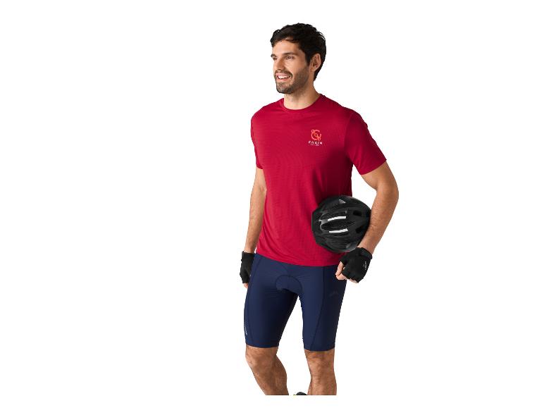 Chain Cycling fietsshirt en fietsbroek, helm en handschoenen.