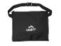 Zwarte heuptas met wit logo en gesp