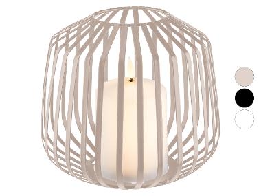 LIVARNO® Windlicht metaal, 19 x 18 cm