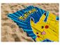 Pokémon Pikachu strandlaken: blauw en geel ontwerp.