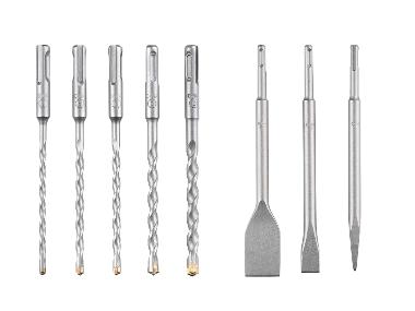 PARKSIDE PERFORMANCE® SDS-Plus borenset of beitelset