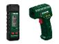 Twee Parkside meetinstrumenten: een vochtmeter en een infrarood thermometer.