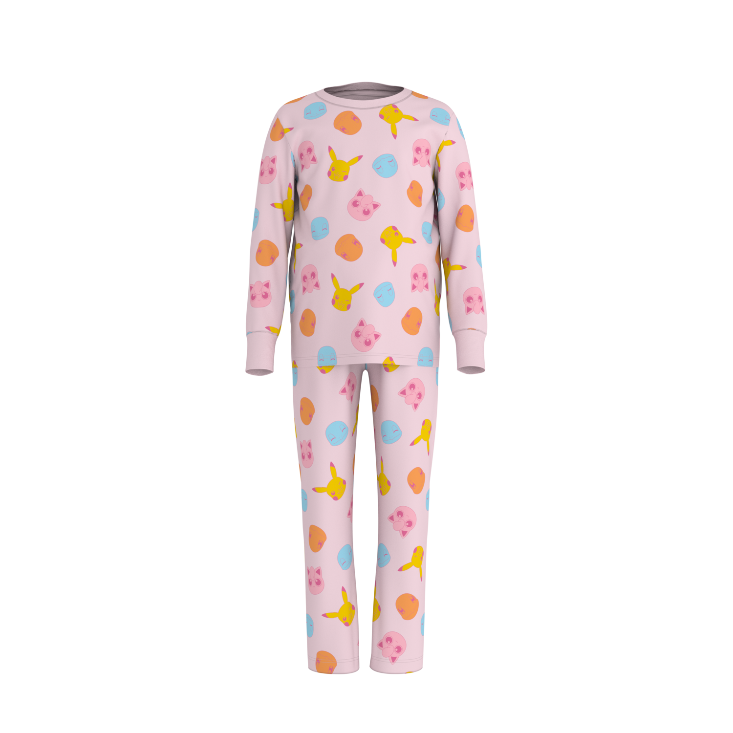 LUPILU Kinder pyjama (Roze, 122/128)