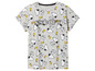 Een grijze t-shirt met een Snoopy print.