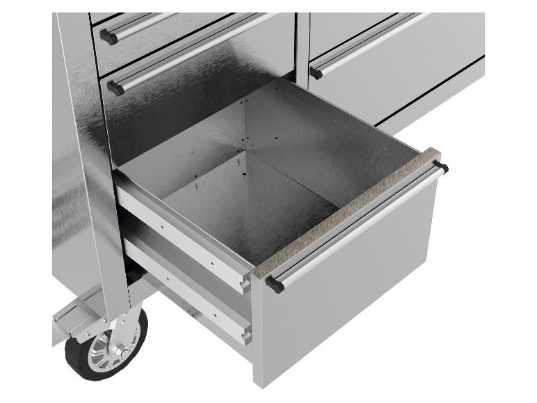 Gereedschapswagen GW 10 INOX - RVS - 10 lades
