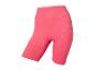 Roze geribbelde high-waist fietsbroek.