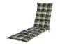 Groen en grijs geruit ligbedkussen
