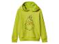 Groene hoodie met Grinch-gezichtsprint