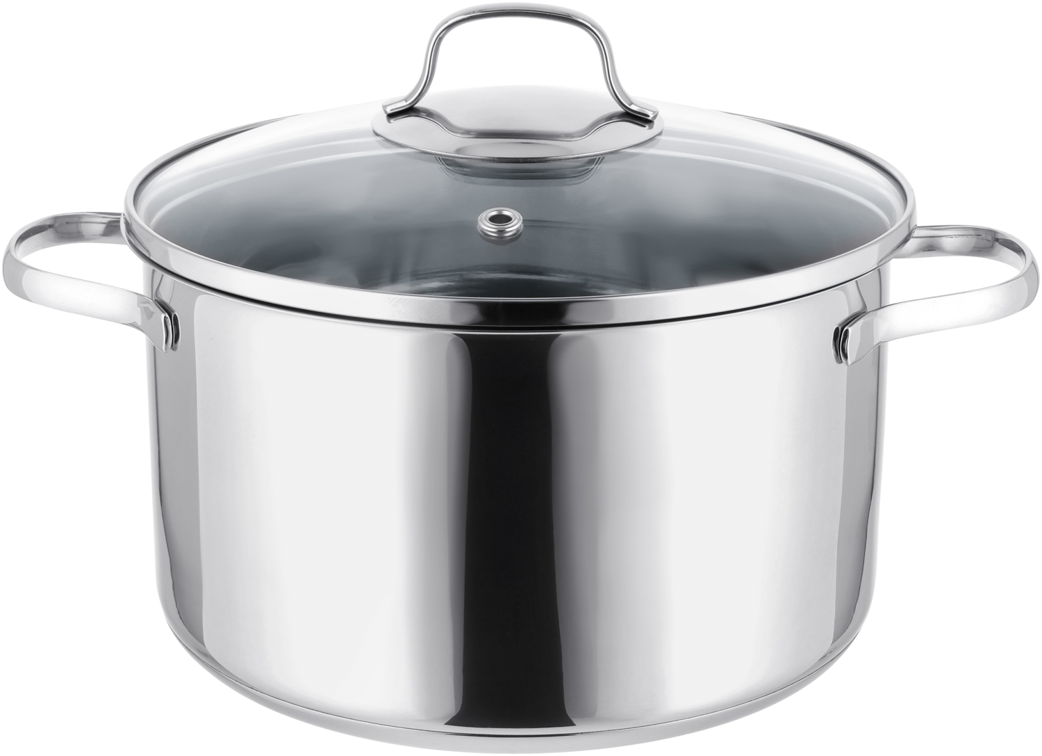 SILVERCREST RVS kookpan, Ø24 cm, met glazen deksel