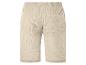 Beige korte broek met een achterzak.