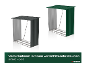 PARKSIDE® kaminholzregal, 164 x 84 x 157 cm, verkrijgbaar in antraciet en groen.