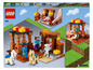 LEGO Minecraft-set met een tempel, lama's, Steve en een skelet.