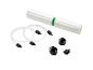Vacuümsealer set met folie, slangen en zwarte accessoires