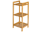 Houten rek met drie niveaus