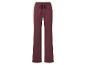Bordeauxrode rechte joggingbroek met trekkoord in de taille.