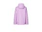 Lila regenjas met capuchon