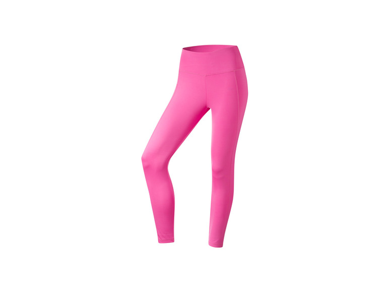 Roze leggings voor sporten.