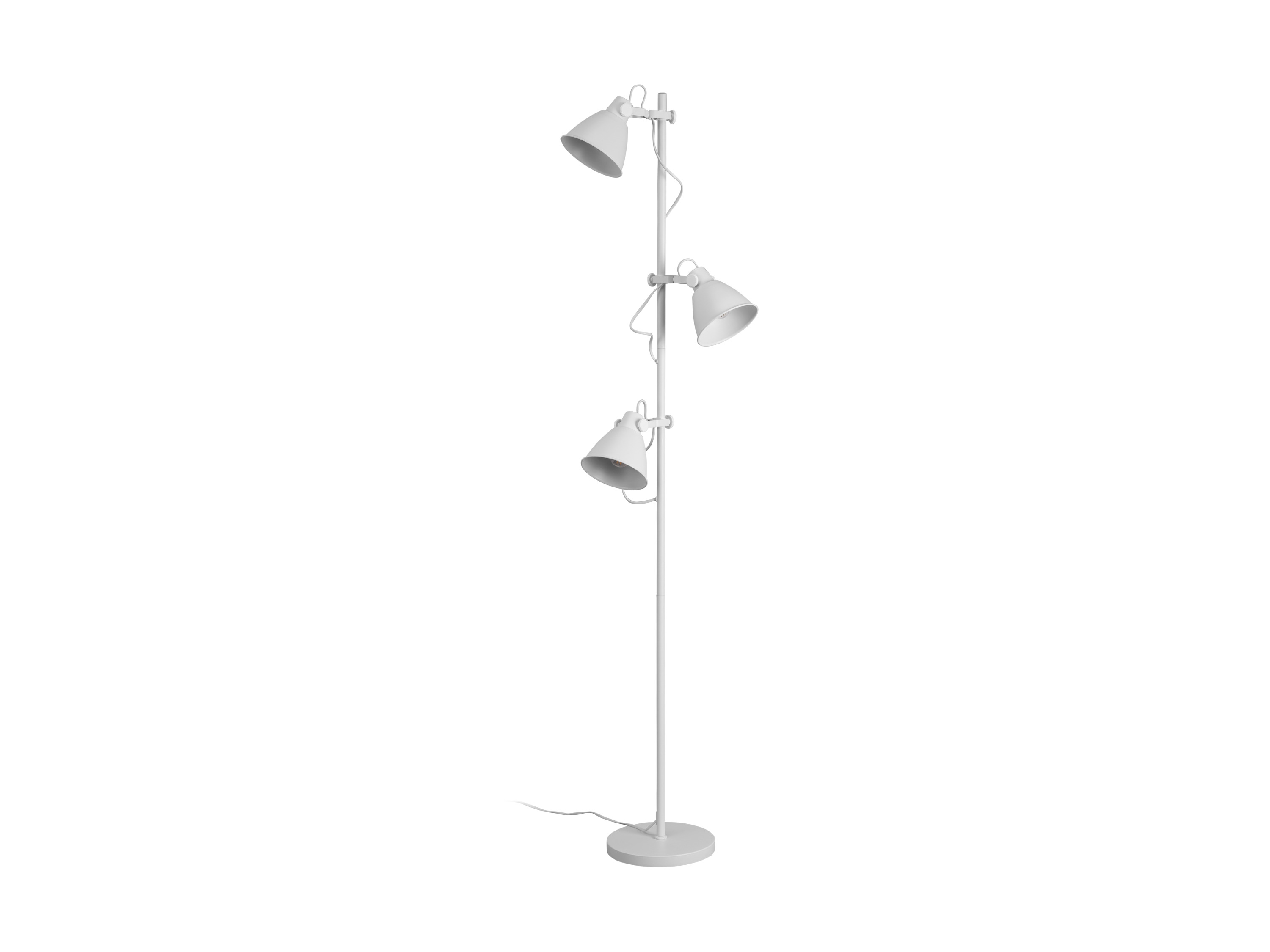LIVARNO Staande LED-lamp, met 3 lampen, warmwit (wit)