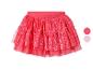 Roze glitter tutu rok met twee kleurstaaltjes.