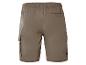 Bruine cargoshorts met trekkoord.