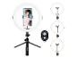 AGFAPHOTO ringlampen, statief en afstandsbediening voor smartphone.