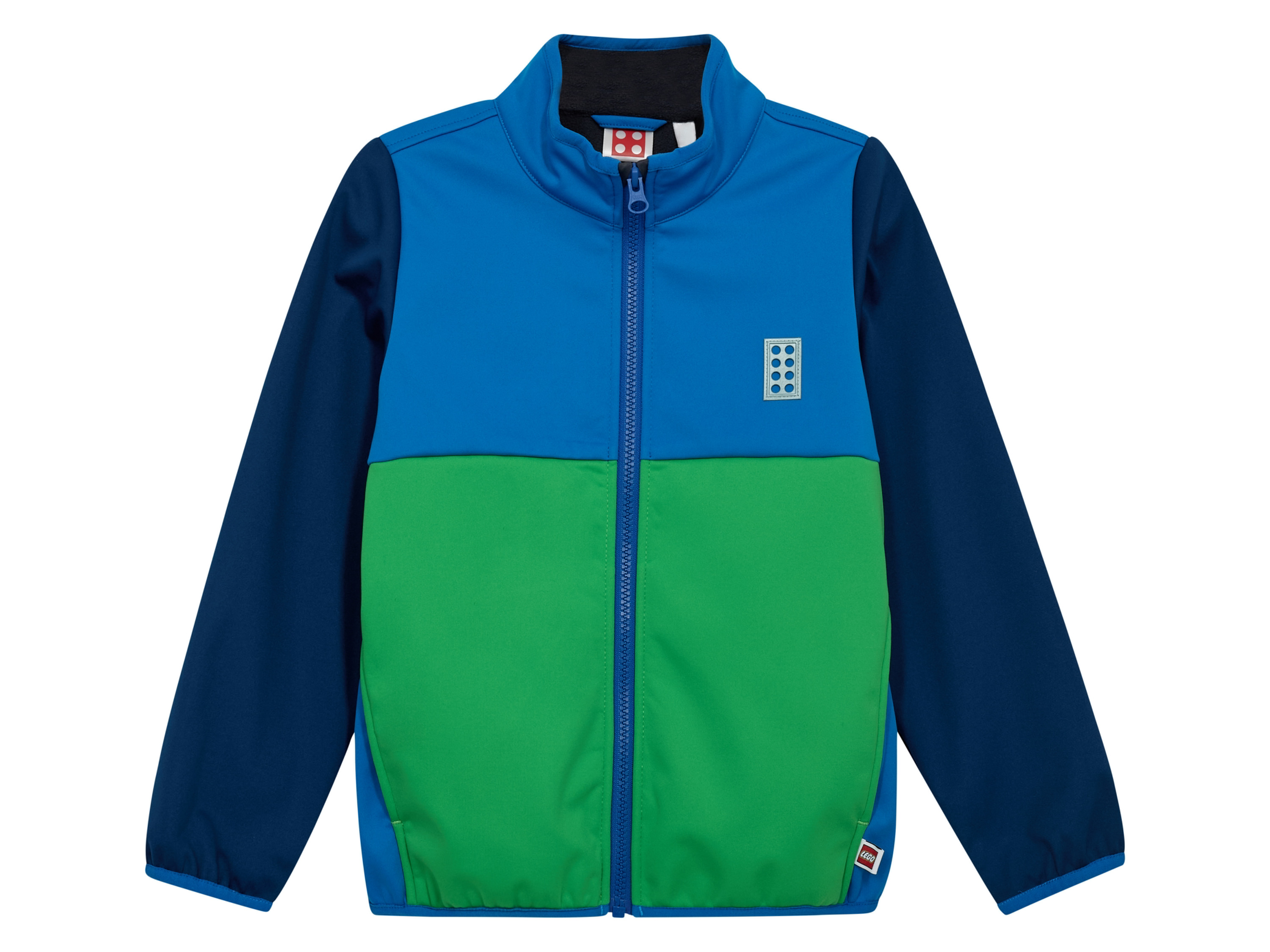 LEGO Kinder softshelljas (Blauw/groen, 122/128)