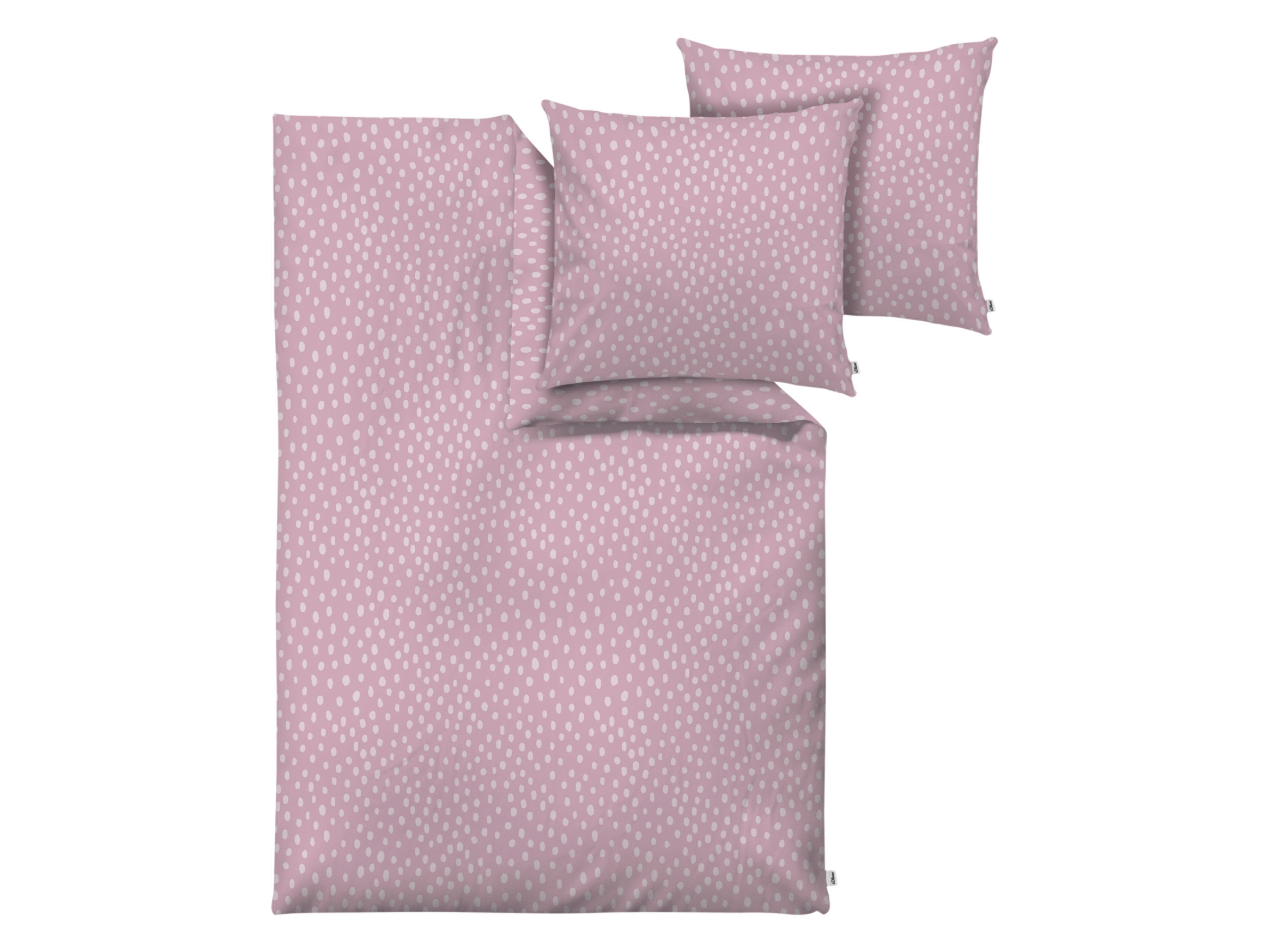 s.Oliver Mako satijnen dekbedovertrek 200 x 200 cm (Lichtroze)