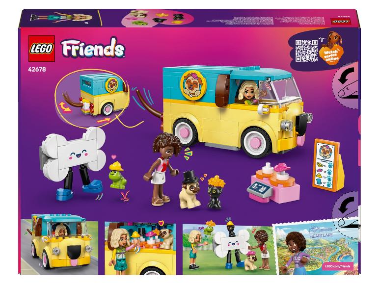 Speelgoed dierenverzorgingsbusje met figuren, dieren en accessoires, set 42678