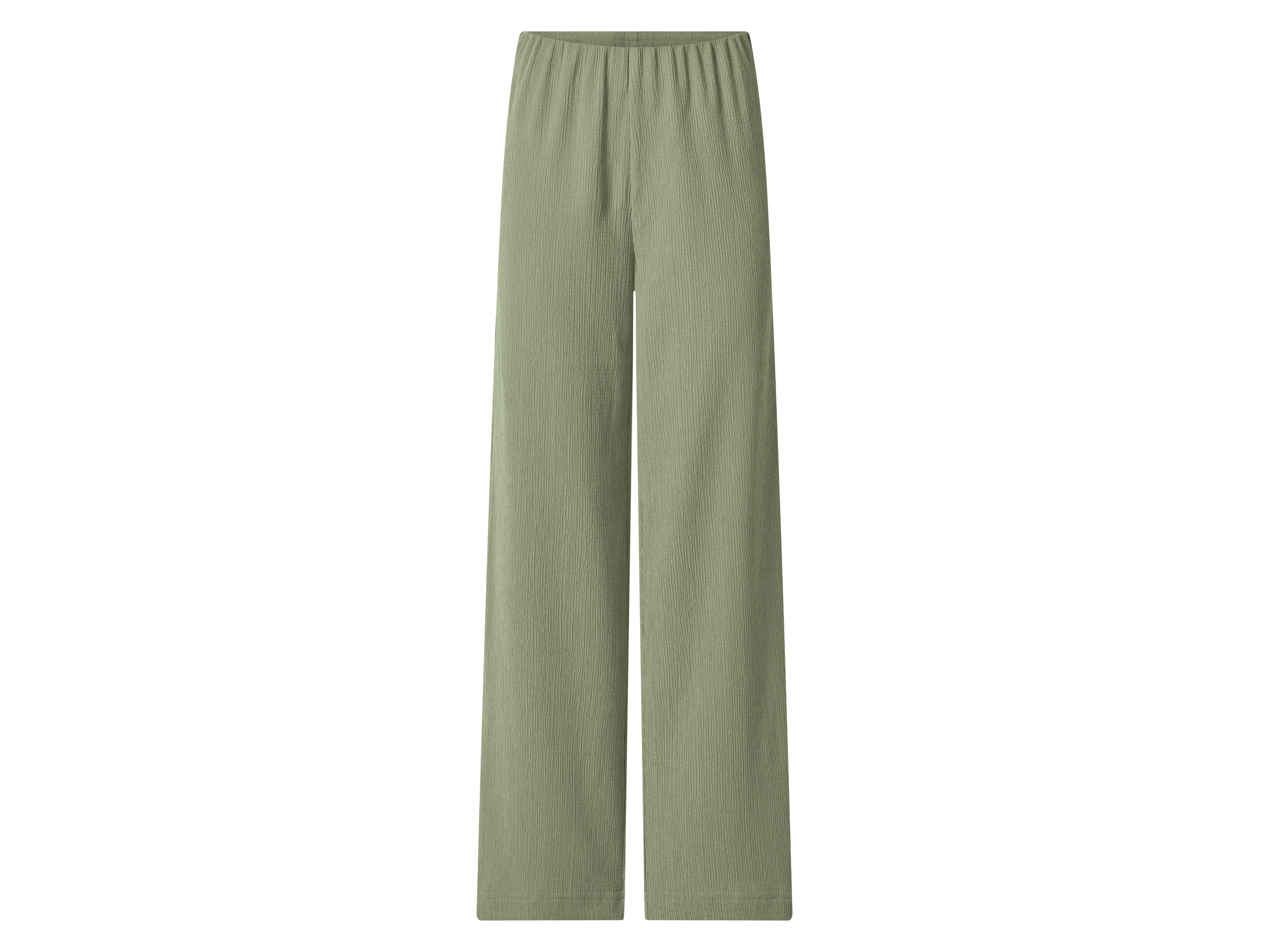 esmara Dames broek – Wide leg (Groen, XS (32/34))