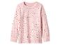 Roze T-shirt met lange mouwen en stippen voor kinderen
