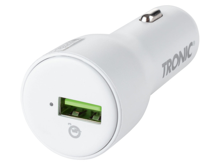TRONIC USB Auto-oplader (Wit)