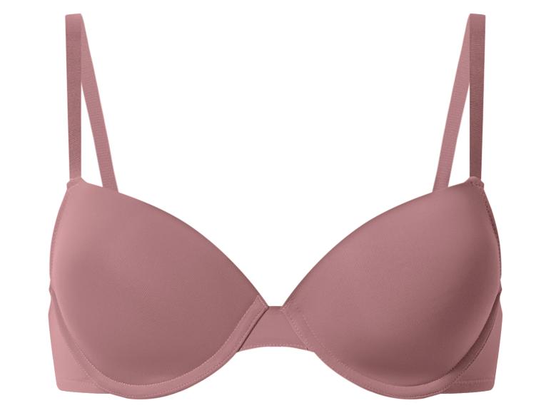 Roze beha met verstelbare bandjes en gladde cups.