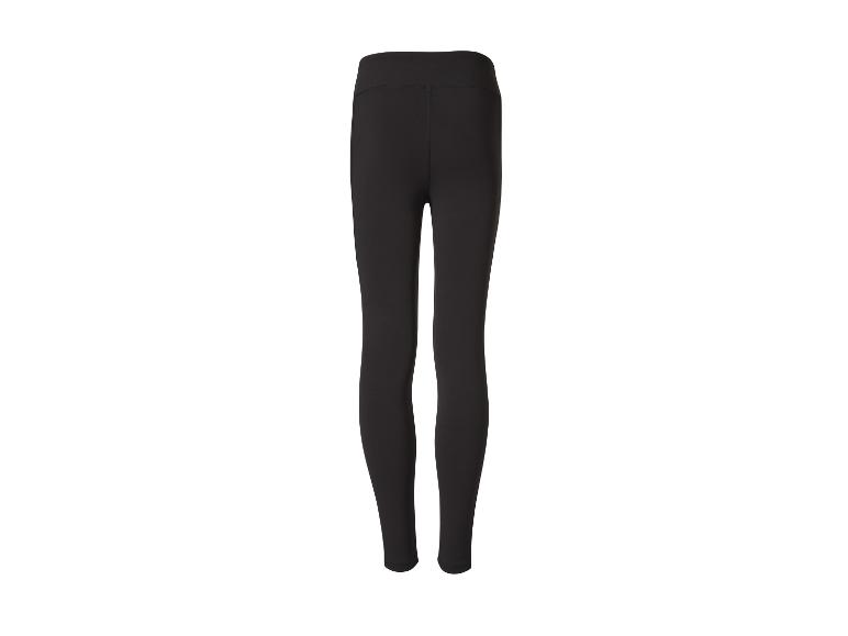 Zwarte sportlegging voor dames, achterkant