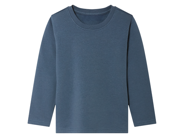 Een donkerblauw longsleeve shirt voor kinderen.