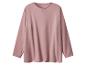 Langmouwse stoffige roze blouse