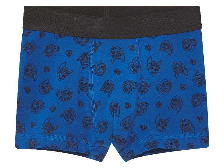 Blauwe boxershorts voor jongens, Paw Patrol print.