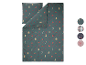 LIVARNO® microvezel satijnen beddengoed met kerstmotieven en hartjes.