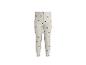 Beige kinderlegging met zwarte hartjes