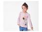Schattig roze longsleeve shirt voor meisjes, met ballon- en konijnenprint.