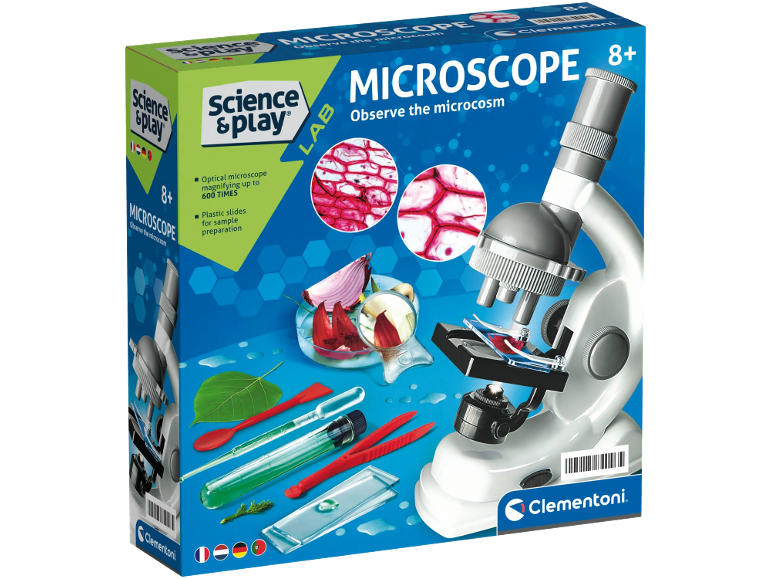 Kindermicroscoop met accessoires voor wetenschappelijke experimenten