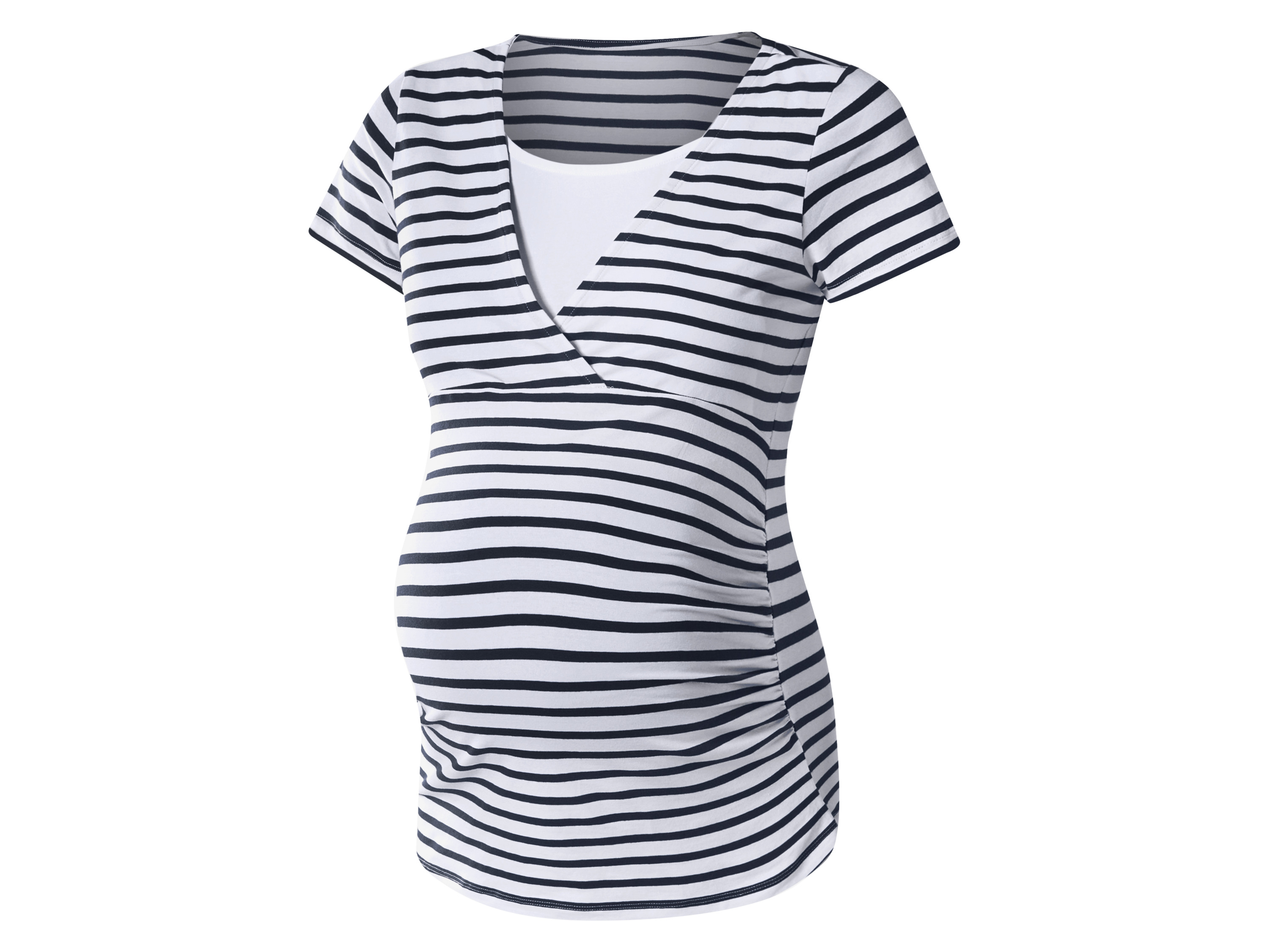 ESMARA Zwangerschapsshirt (Strepen/wit, M (40/42))